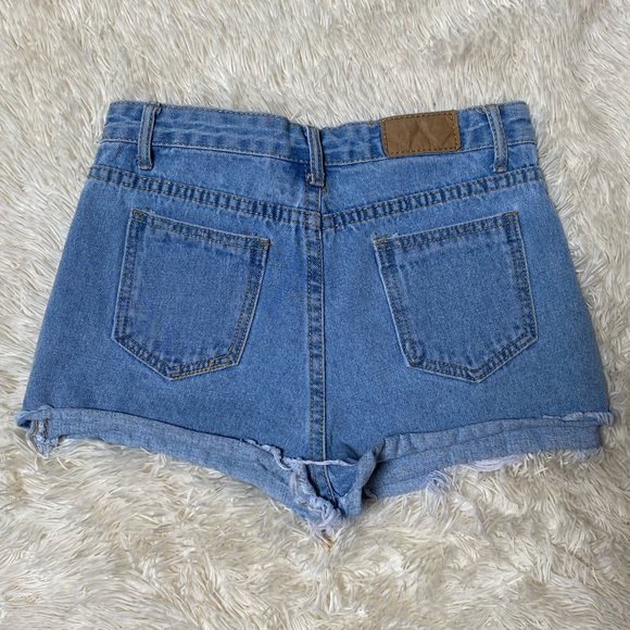 VINTAGE Jean Skort - Picture 3 of 5